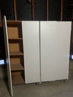 2  storage cabinets