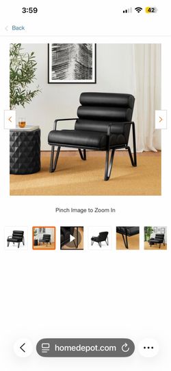 black chair