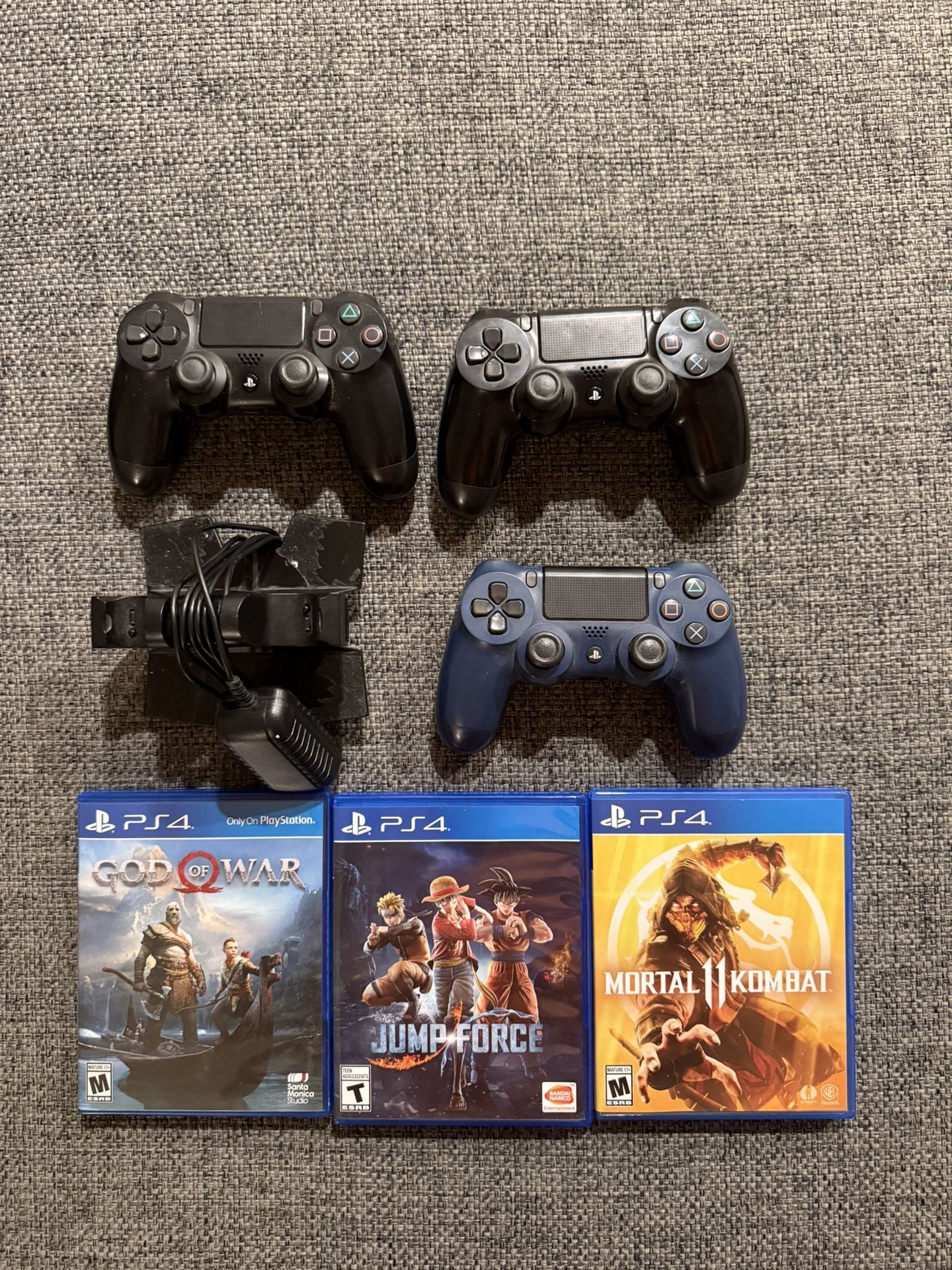 Ps4 Controllers $27 Each, Games $10 Each