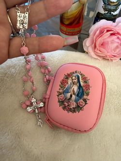 Pink Rosery with Zip pouch
