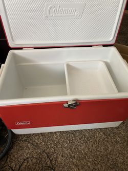 ColemanAudio M3　中古品 Vintage 1980s Coleman Personal 8 Cooler Burgundy Lid 5272 | eBay