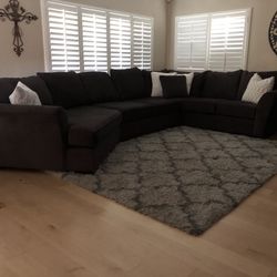 Charcoal Grey Sofa Sectional 