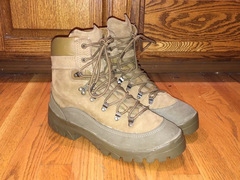 BELLEVILLE U.S.A. MCB 950 WATERPROOF LEATHER GTX MOUNTAIN COMBAT BOOTS SIZE 10.5 R