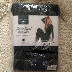 New 2-pack Fleece -lined Leggings (size L-XL)