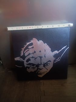 Star Wars Yoda Canvas Photo