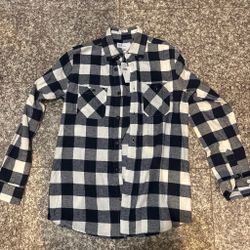 GAP Check Flannel Button-Up Shirt