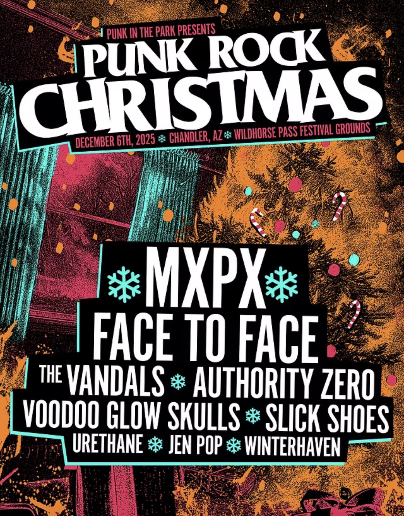 (1) VIP Ticket/Craft Beer Tasting Pass - Punk Rock Christmas (12/6)