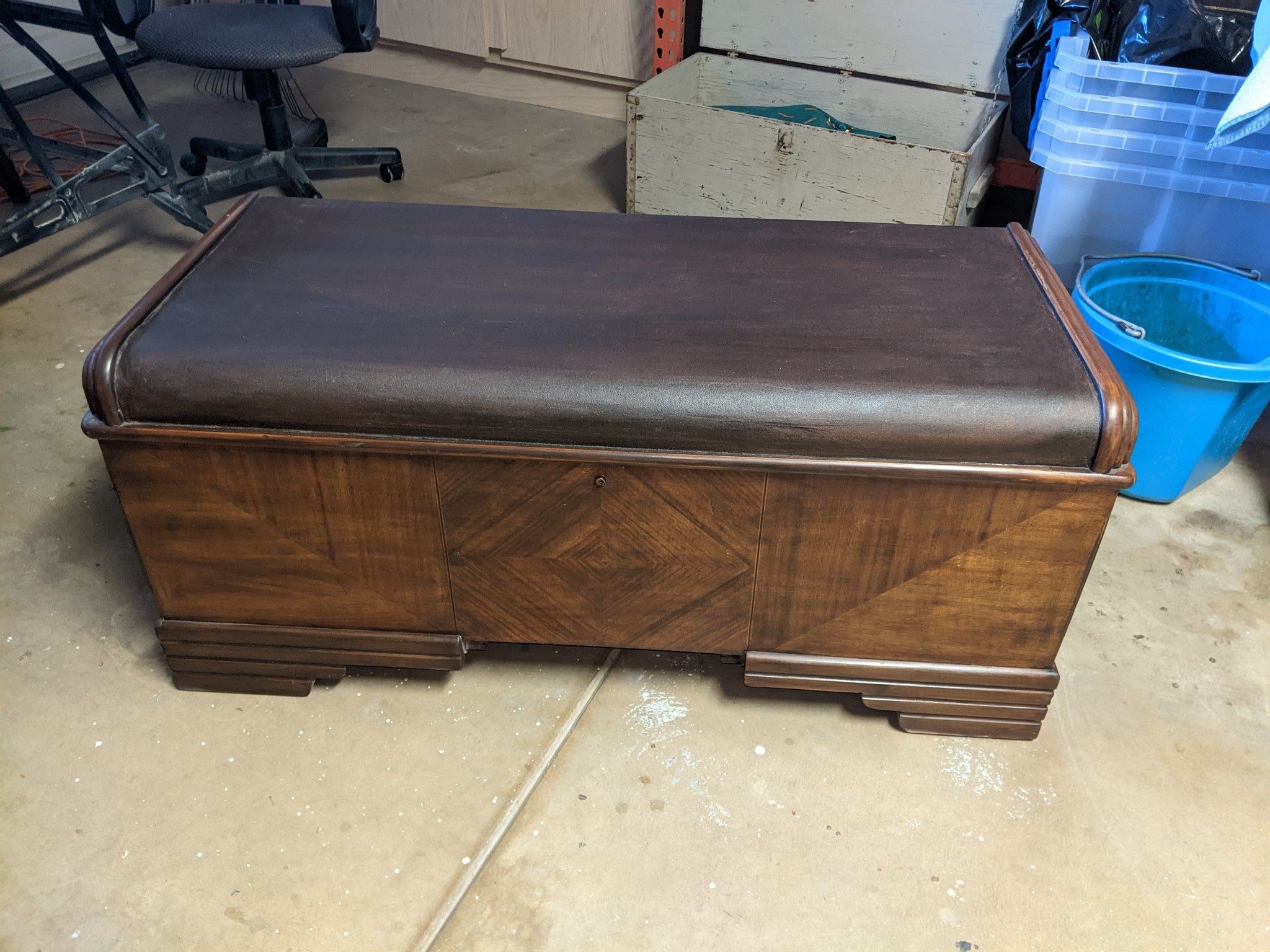 Antique Wood Hope Chest