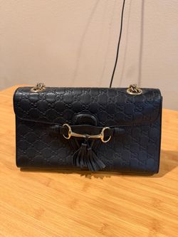 Gucci Emily Guccissima Leather Shoulder Bag