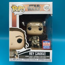 (NEW) Funko POP! Star Wars: Across The Galaxy #451 Rey (Jakku) (Funkon Exclusive)