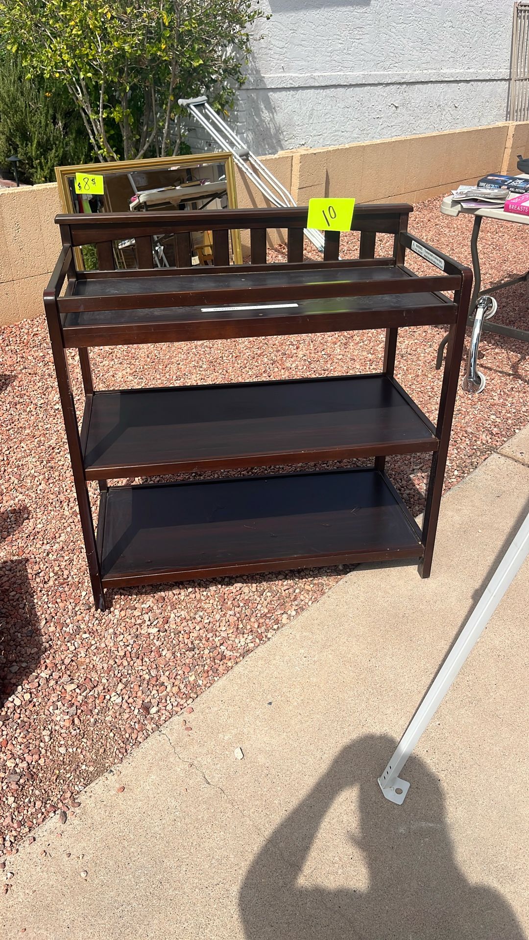 Baby changing table