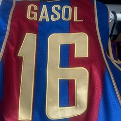 Xl Barcelona Gasol Rare Jersey 
