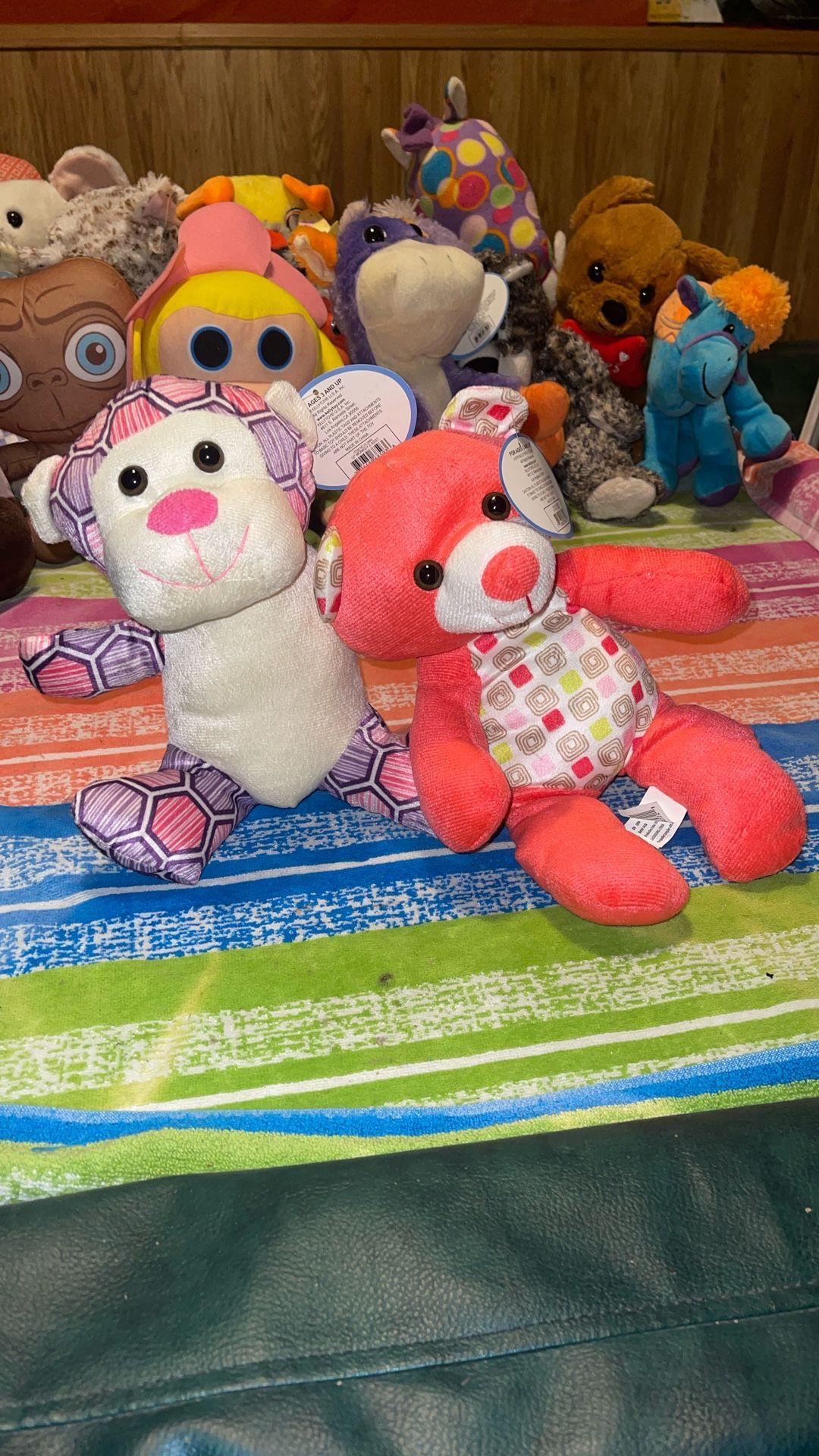 Animal Pals Special. A Twofer. NWT SOFT PLUSH PAIR. 12” & 11”.