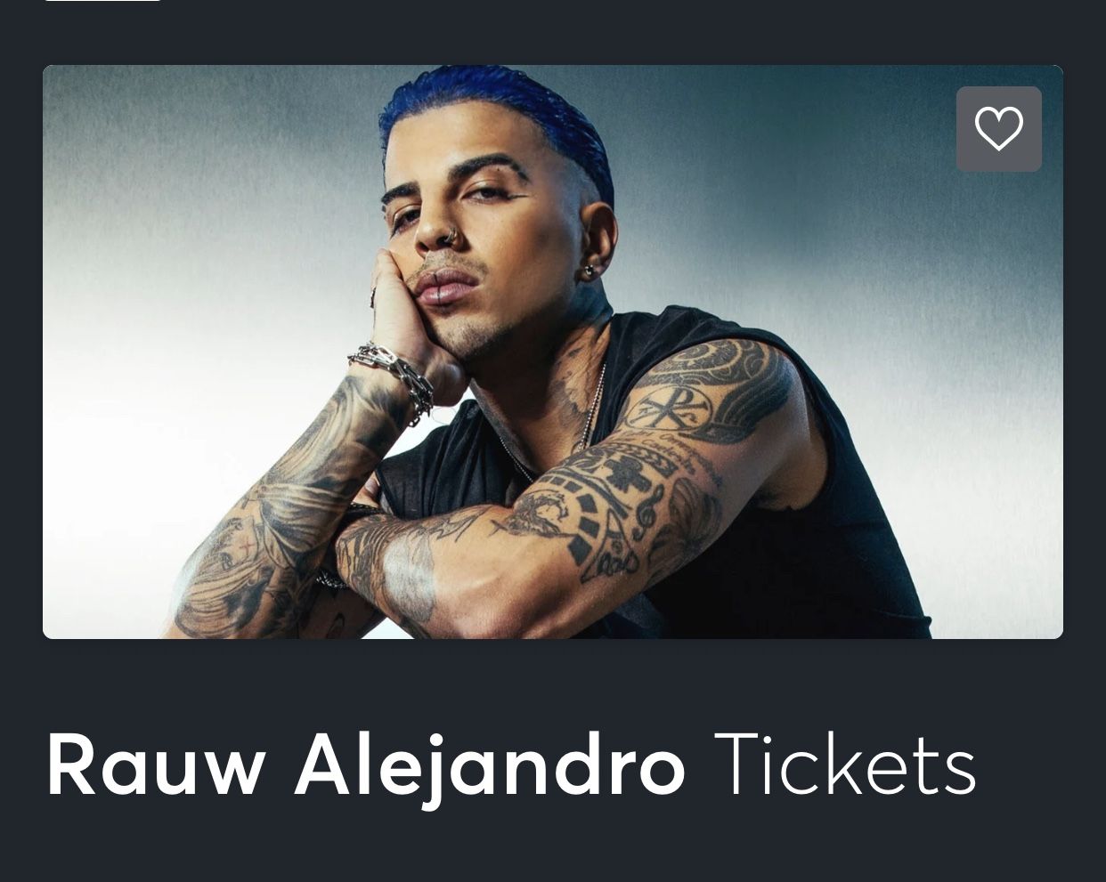 Rauw Alejandro tickets