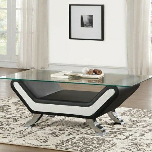 🚛 Free Delivery 🚚Same Day Delivery ❤️39 DOWN ❤️Veloce Black/White Cocktail Table