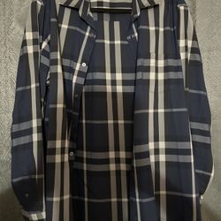 Men’s Burberry Stripe Dressing Shirt 