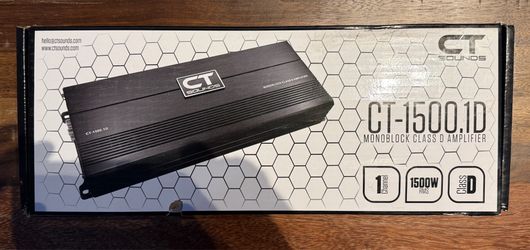 Car amp, subwoofers with box