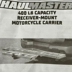 Haulmaster Motorcycle Carrier For Car