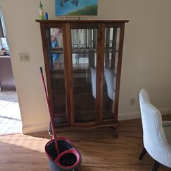 Vintage Curio Hutch