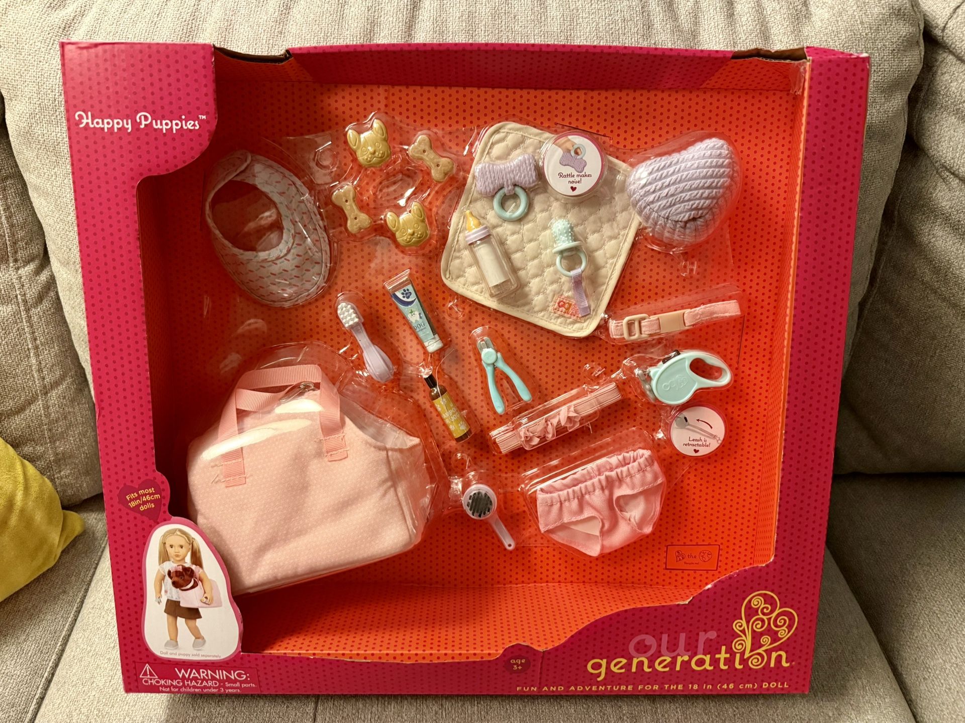New! Our Generation “Happy Puppies” Playset
