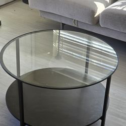 Round Glass Coffee table 
