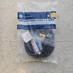 GE 6' Dryer Power Cord 4 Wire 30 Amp I-7971