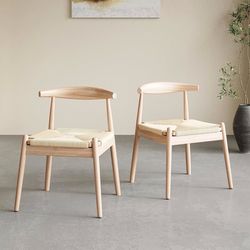 Mid century modern dining chair set of 2