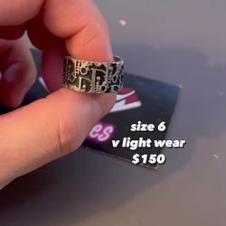 Dior Ring Size 6 