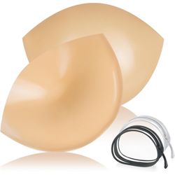 Double-Sided Sticky Bra Inserts, Invisible Lift Self Adhesive Boob Pads Push up Breast Pads Reusable Washable