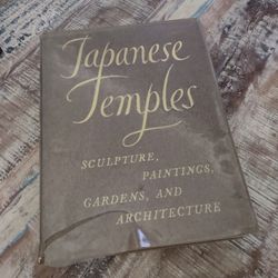 Hardcover Japanese Temples Sculpture Paintings Gardens And Architecture
