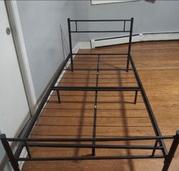Twin metal frame