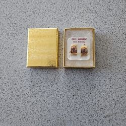 Oro Laminado Earrings Made In Brazil