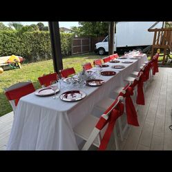 Chairs Tables Linens Covers 