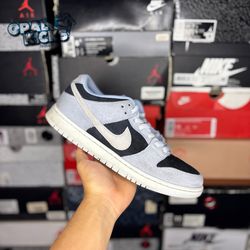 Size 10.5M - Nike Dunk Low “Black Aluminum”