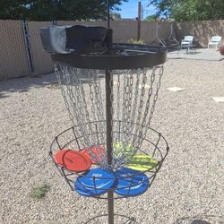 Frisbee Disk golf complete system