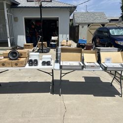 LOT Of 39 Audio Amps And Speakers