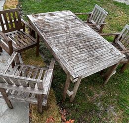 TEAK Wood Patio Set
