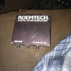 Audio Amplifier Digital Mixer