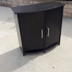 Wood Cabinet With Shelf