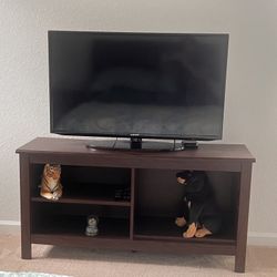 Samsung TV 30inch and Cabinet 