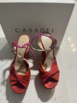 Casadei Wedge Sandals Size 40
