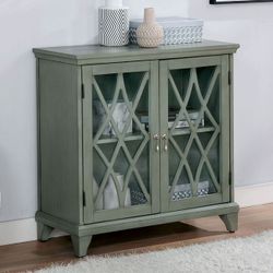 Brand New Antique Blue Storage Cabinet 