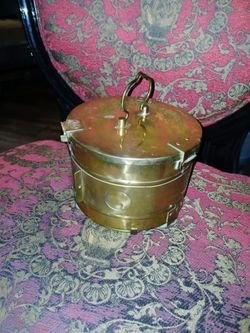 Antique Brass Medical Sterilizer Pot
