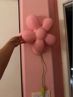 IKEA Pink Flower Lamp