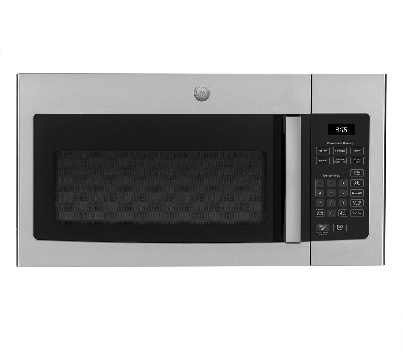 GE Microwave Oven Over the Range, 1.6 Cu Ft in Stainless Steel