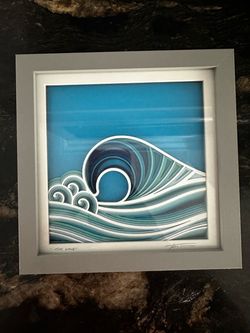 "The Wave" Framed Paper Art Print