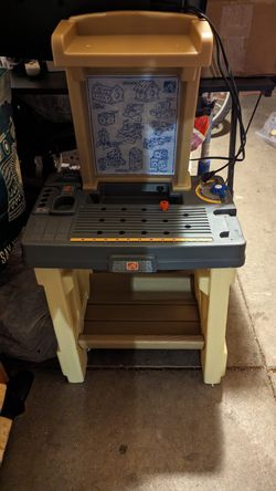 KIDS TOOL BENCH TOY-ALL PIECES ON THE PICTURE ARE INCLUDED!!!
