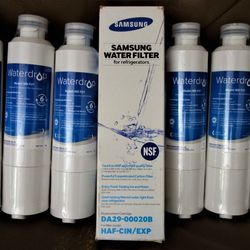 New Samsung Refrigerator Water Filters NEW 6 Pack Waterdrop WD-F27 + 1X Samsung DA29-00020B