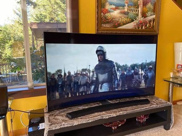 65" Samsung curved 4k smart tv