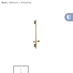 Opened In Box Kohler Statement 32" deluxe slidebar with integrated water supply brushed brass